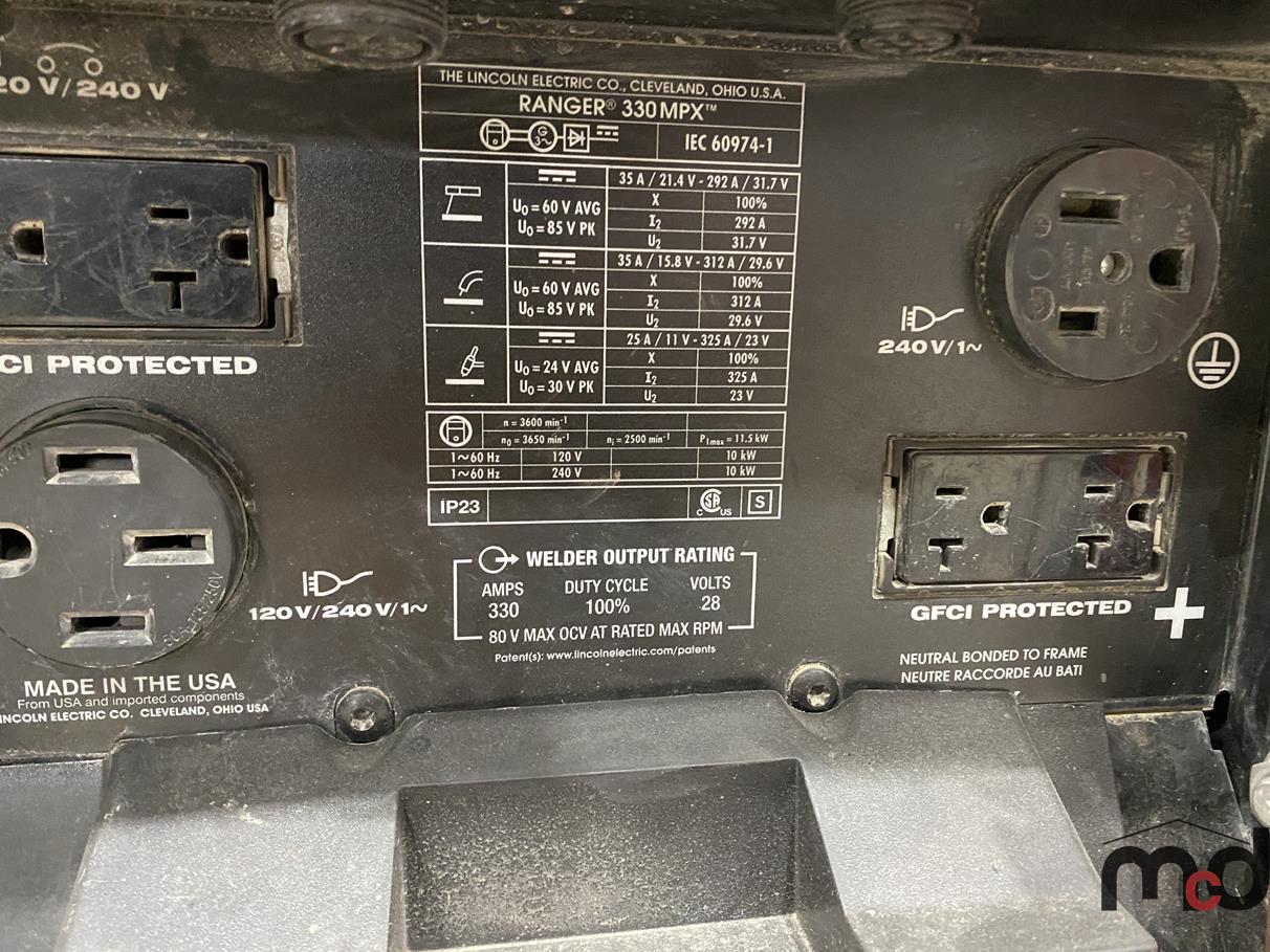 Lincoln Ranger 330MPX Welder
